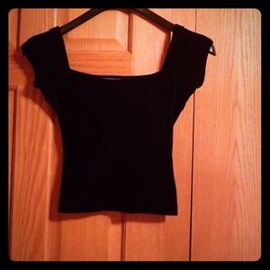 bebe-Velvet look top